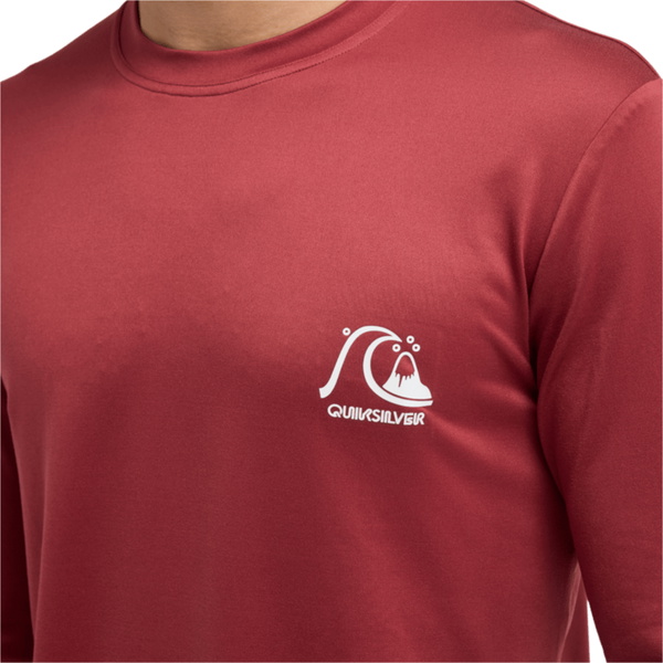2026 Quiksilver Herre DNA Surf Tee Langærmet Lycra-vest AQYWR03139 - Burnt Russet